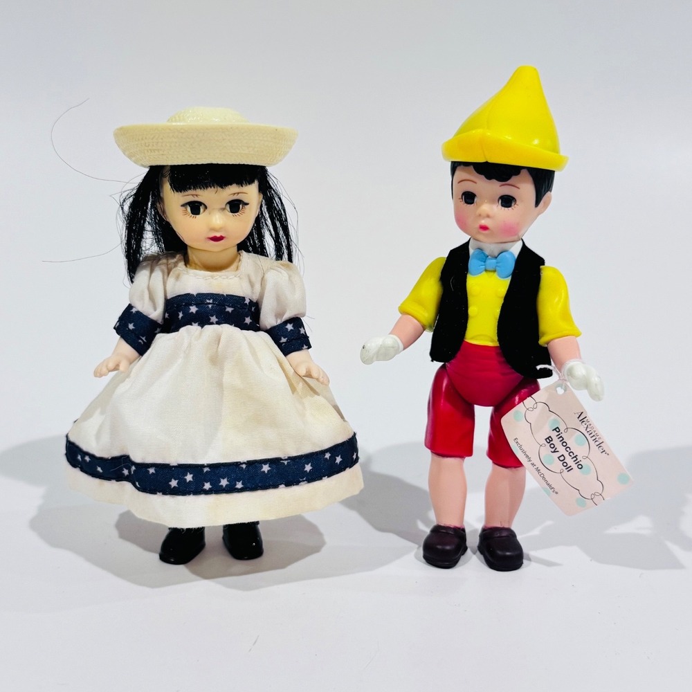 (2) Vintage Madame Alexander McDonalds Exclusive Collaboration Dolls